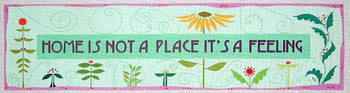 ZE390 Zecca Home is not a Place 13 Mesh 25.25" x 7"