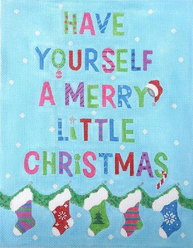 CHR01 Have Yourself A Merry Little Xmas 9 x 11.5 Mesh  Pepperberry Designs