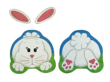 EA12 Double Sided Bunny 4.25 x 5 18 Mesh Pepperberry Designs