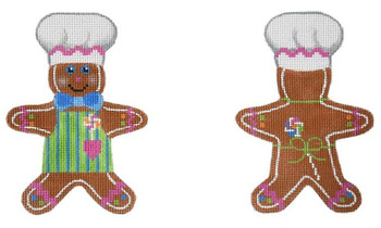 GB01 Gingerbread Chef 5.75 x 3 18 Mesh Pepperberry Designs