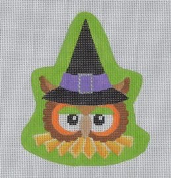 HWL04 Owl Witch 4 x 4.25 18 Mesh Pepperberry Designs 