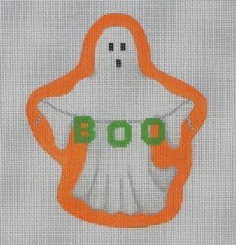 HWL08 Boo Ghost 4.25 x 5 18 Mesh Pepperberry Designs 