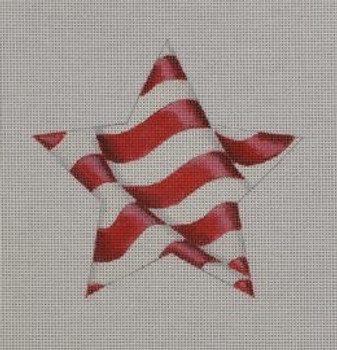 PA16 Waving Flag Star 4.75 x 4.75 18 Mesh Pepperberry Designs 
