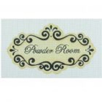 SGN01 Powder Room 6.25 x 10.75 18 Mesh Pepperberry Designs 