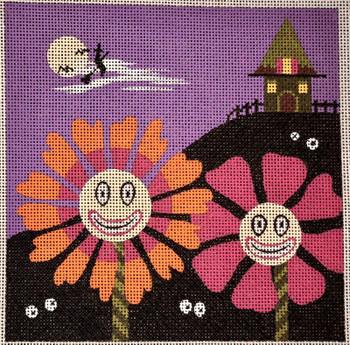 HW131-13 The Witches Garden - 13 COUNT 8 X 8 EyeCandy Needleart