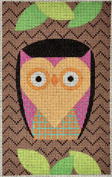 N107A-13 Hoot Owl Solo - 13 5.5 X 8.5 EyeCandy Needleart