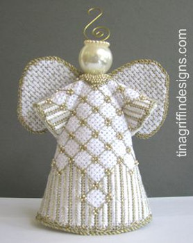 ANG-004 The White Angel/SG 13 Mesh 5w x 6h Griffin Designs