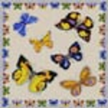 3218 Butterflies 13 Mesh 12 x 12 Treglown Designs
