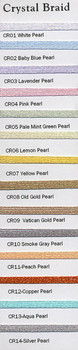 CR07 Yellow Pearl Crystal Braid Rainbow Gallery