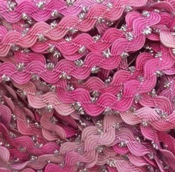 006 Peony Rayon RicRac 6mm trim 5m per pack Painter's Thread