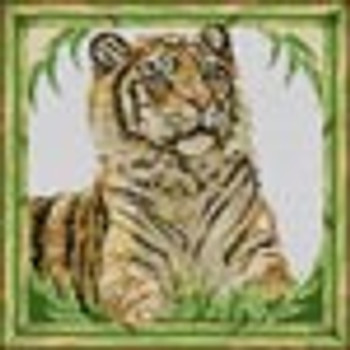 3272 Tiger13 Mesh 11 x 11 Treglown Designs