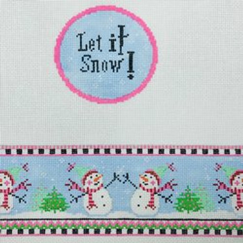 FS-R-47 Let It Snow 10"x 7" 18 Mesh w/Hardware Model Shown Funda Scully