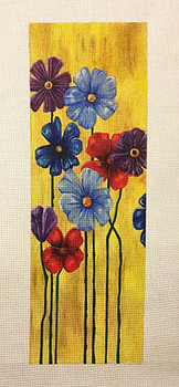 Bloom B7 Long Yellow Bouquet 7 x 20.25 18 Mesh Oasis Needlepoint