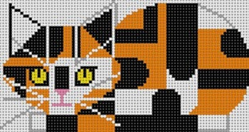 Calico Cat CH-C089 Charley Harper 13 Mesh 31⁄2 x 61⁄2