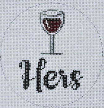 ZIA-105 Her Wine Ornament 4” Round 18 Mesh ZIA DESIGNS Danji Designs