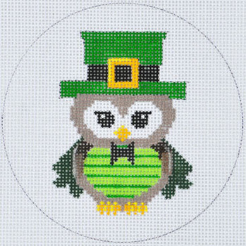 ZIA-114 St. Patty Owl   4” Round 18 Mesh ZIA DESIGNS Danji Designs