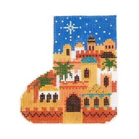 Skate with Decorative Blade Twelve Days of Christmas SK124 Bethlehem 3 x 5 18 Mesh Shelly Tribbey Designs