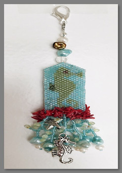 Sally's Seahorse Fob Kit Fern Ridge Collections