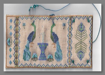 Prissy Peacock Needle Roll Kit Fern Ridge Collections