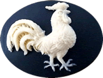 Folkart Rooster Needle Minder Kelmscott Designs 