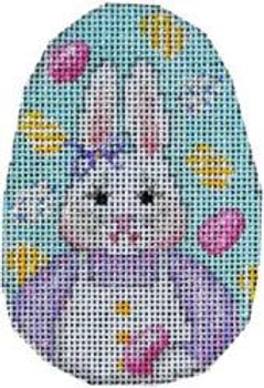 EG-293 Mr.s Bunny/Eggs Egg 2.75x3.75 18 Mesh Associated Talents