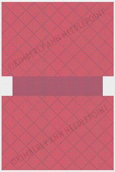 MB-15C QUILTED BAG, RED 8.5"X13.5 13 Mesh KIMBERLY ANN NEEDLEPOINT!