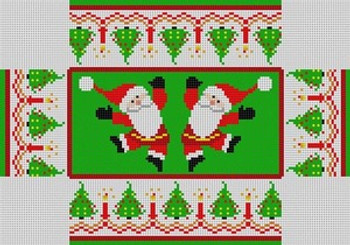 D-18 Christmas Brick Cover 10 Mesh 141⁄2x10 Treglown Designs