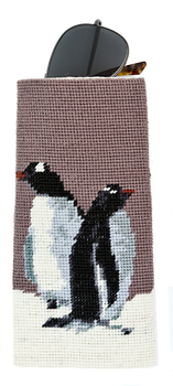 Gentoo Penguin Needlepoint Eyeglass or Phone Case Unique NZ Designs Needlepoint Kit