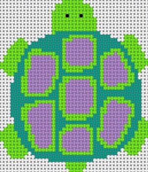 LP-093 Turtle 10 Mesh 5x5 Linda Pietz