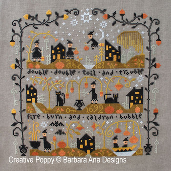 Black cat Hollow (Part Three)  151 x 63 Barbara Ana Patterns