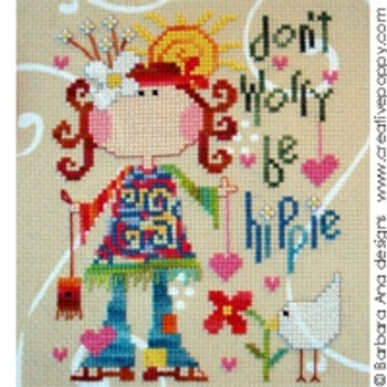 YT Be Hippie 62 x 79 Barbara Ana Patterns