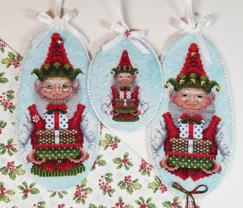 YT Jolly Jingles - Ornament 177 Blackberry Lane Designs 44w x 99h