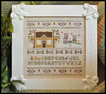 A Bee C Sampler 115 X 115 Country Cottage Needleworks 10-1657