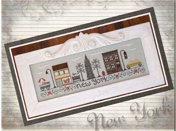 Afternoon In New York 207w x 63h Country Cottage Needleworks 16-1113
