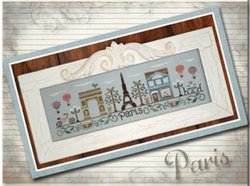 Afternoon In Paris 207w x 63h Country Cottage Needleworks 15-1404