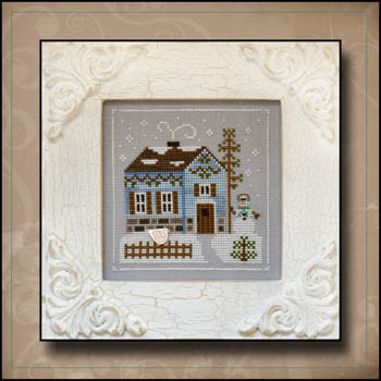 Frosty Forest 7-Snowgirl's Cottage by Country Cottage Needleworks 14-1629