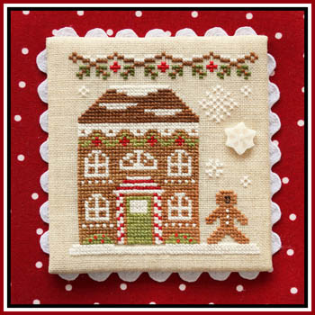 Gingerbread Village 11-Gingerbread House 8 55 x 60 Country Cottage Needleworks 16-1888