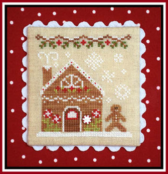 Gingerbread Village 4-Gingerbread House 2 55w x 60h Country Cottage Needleworks 16-1048 YT