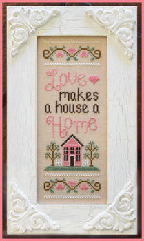 Lovely Home 47w x 127h Country Cottage Needleworks 18-1015 YT