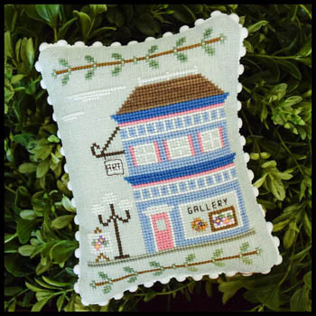Main Street Art Gallery 59w x 83h Country Cottage Needleworks 17-1897