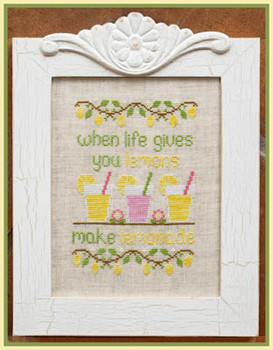 Make Lemonade 80w x 111h Country Cottage Needleworks 16-1736 YT