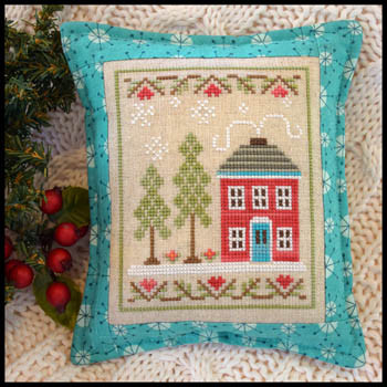 Snow Place Like Home - 2 59w x 72h Country Cottage Needleworks 16-2319 YT