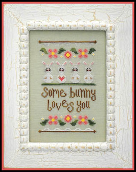 Some Bunny Loves You 56 x 89Country Cottage Needleworks 17-1121 YT