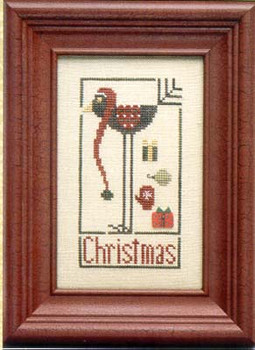 Christmas Bird Heart In Hand Needleart 04-2883