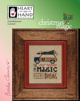 Christmas Magic Wee One: (w/emb) 45 x 54 Heart In Hand Needleart  13-2888