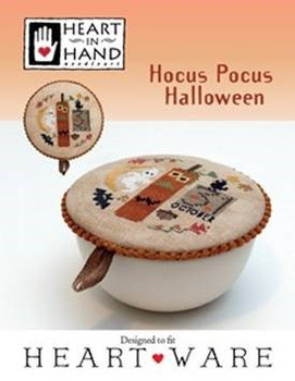 Hocus Pocus Halloween 46w x 45h Heart In Hand Needleart  18-2277 YT