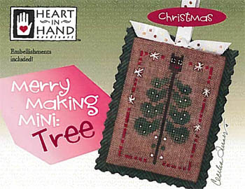 Merry Making Mini - Tree (w/emb) 33 x 48 Heart In Hand Needleart 17-2210