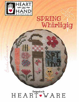 Spring Whirligig 44W x 45H 19-1232 Heart In Hand Needleart YT