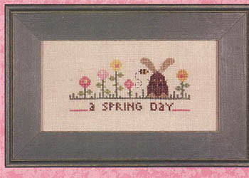 Wee One: Spring Day 73 x 32 Heart In Hand Needleart 10-1484 YT