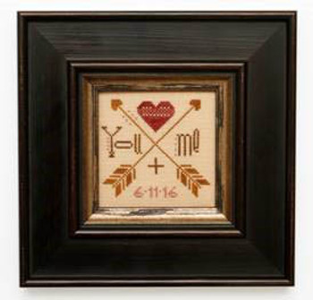 You + Me Wee One: 59w x 54h Heart In Hand Needleart  17-1186